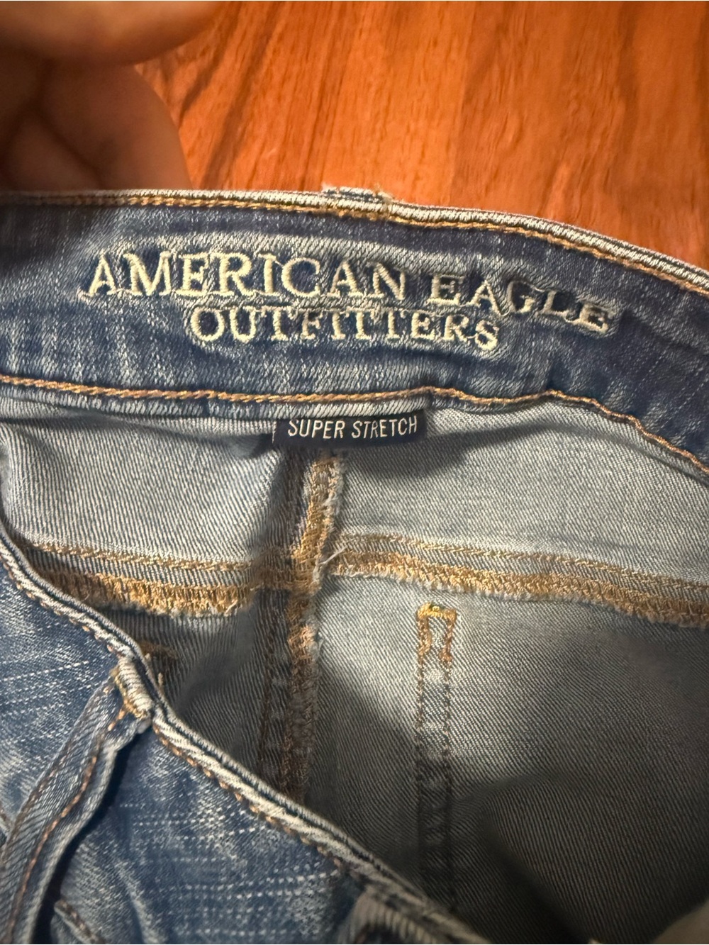 Women’s Blue Skinny Jeans - Classic Mid Wash - Picture 3 of 4